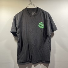 Camiseta masculina manga curta preta verde clube social anti-social gola redonda média comprar usado Camiseta masculina manga curta preta verde clube social anti-social gola redonda média comprar usado  Enviando para Brazil