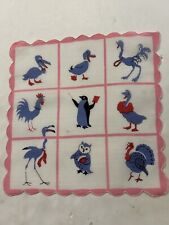 Feathered friends hankie for sale  Wallingford