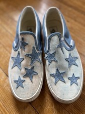 Tênis VANS azul claro denim estrelas tamanho 7.5 feminino 7 masculino comprar usado  Enviando para Brazil