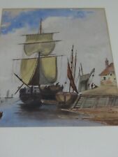 Signed watercolour ship for sale  FORRES