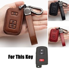Capa de couro genuíno chave de carro para Toyota Highlander Camry Corolla Avalon  comprar usado  Enviando para Brazil