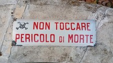 Insegna smaltata targa usato  Roma