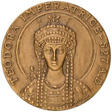 Medaglia teodora imperatrice usato  Italia