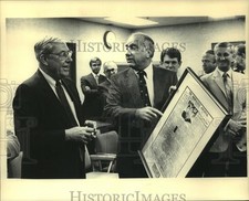 Foto de prensa 1986 William Share y Journal empleados celebran 35 aniversario segunda mano  Embacar hacia Mexico