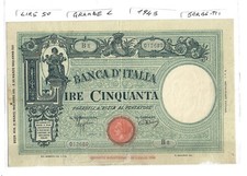 Banconota lire grande usato  Massa di Somma