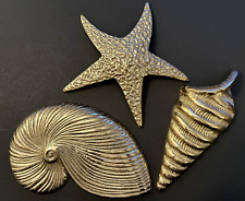 Vintage brass seashell for sale  Duluth