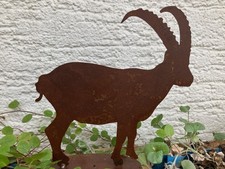 Steinbock edelrost figur gebraucht kaufen  Neulußheim