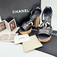 Chanel mules sandali usato  Spedire a Italy