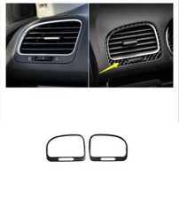 Tampa de acabamento de saída de ventilação lateral de fibra de carbono para Volkswagen Golf 2008-2012 comprar usado  Enviando para Brazil