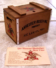 Vintage anheuser busch for sale  Seymour