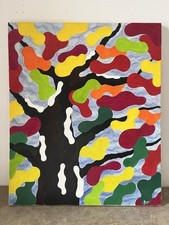 Tableau peinture arbre d'occasion  Argenteuil