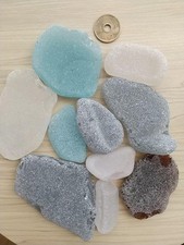 Vidrio de mar grueso y extra grande de Japón genuino vidrio de playa natural  segunda mano  Embacar hacia Mexico