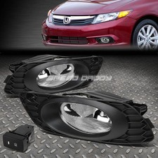 PARA 2012 HONDA CIVIC SEDAN 4-DR FG LENTE TRANSPARENTE OE FAROL DE NEBLINA DE DIREÇÃO + INTERRUPTOR comprar usado  Enviando para Brazil