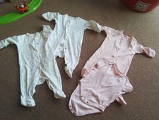 Girls pack babygrows for sale  BRADFORD