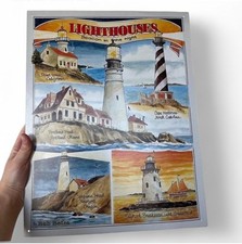 Lighthouses metal sign for sale  Sanford