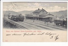 MÄHREN , ALTVATER , GRUSS v BAHNHOF NIEDERLINDEWIESE , EISENBAHN LIPOVA LAZNE  Q comprar usado  Enviando para Brazil