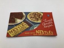 Folheto de receitas de chocolate favorito vintage 1940 da Nestlé comprar usado  Enviando para Brazil
