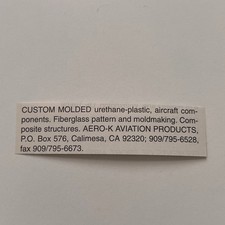 Aero aviation products for sale  Hinckley