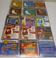 15 CDs de karaokê country clássico + CDs NÃO apresentações de artista originais comprar usado  Enviando para Brazil