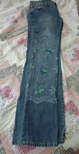 Jeans donna ricamo usato  Torrita Tiberina