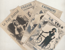 Usado, FRANÇA Antigo Raro 4 Cartão Postal Publicitário Jornal Famoso na França Década de 1920 comprar usado  Enviando para Brazil