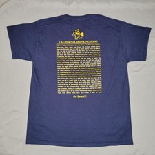 Camiseta California Golden Bears Masculina Grande NCAA College Drinking Song Camiseta Gildan comprar usado  Enviando para Brazil