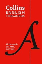 Collins english thesaurus for sale  UK