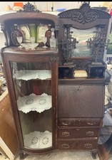 Victorian oak secretary for sale  Stryker