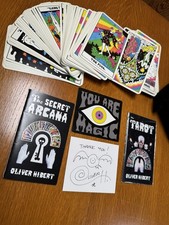 Baralho de tarô psicodélico por OLIVER HIBERT 78 cartas com mini livro assinado autografado comprar usado  Enviando para Brazil