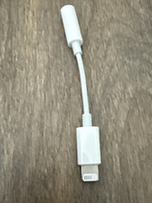 Adaptador de fone de ouvido Apple Lightning para 3,5 mm original do fabricante iPhone comprar usado  Enviando para Brazil