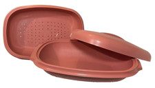 Vaporizador e reaquecedor vintage Tupperware para microondas legumes rosa #1273-4  comprar usado  Enviando para Brazil