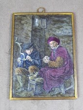 Antique enamel plaque d'occasion  Expédié en Belgium