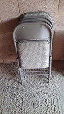 Metal folding chair for sale  EXETER