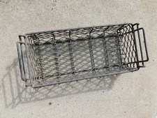 Cesta de arame industrial de metal resistente diamante vintage Chicago mesmo dia comprar usado  Enviando para Brazil