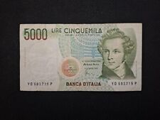 Banconota 5000 lire usato  Valderice