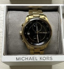Relógio feminino multifuncional Michael Kors MK6497 Briar mostrador preto tom dourado 40 mm, usado comprar usado  Enviando para Brazil
