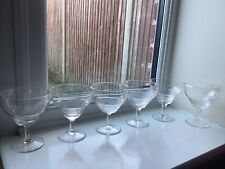 Vintage set clear for sale  KING'S LYNN