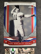 2008 Topps Chrome Norm Van Brocklin Heroes cartão #hr-nb Rams HOF comprar usado  Enviando para Brazil