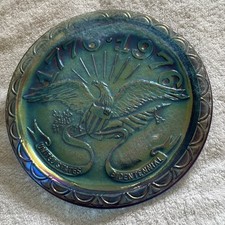 Blue carnival glass for sale  PONTYPRIDD
