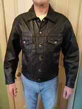 Levi leather trucker for sale  WREXHAM