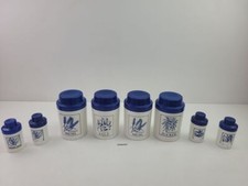 Używany, 8x Puszki do przechowywania Pneumant Plastik NRD Przechowywanie przypraw Kuchnia #256241 na sprzedaż  Wysyłka do Poland