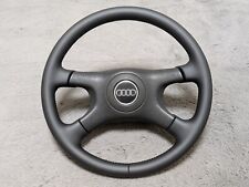 NEU LEDER Audi 80 90 S2 B4 1991-1996 Schwarz OEM Lenkrad mit Frontbezug comprar usado  Enviando para Brazil