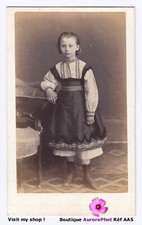 Fillette robe bicolore d'occasion  Chaumont
