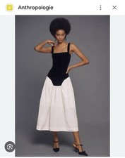 VESTIDO DE FESTA RHODE GEORGINA DOIS TONS VELUDO TAFETÁ TAMANHO 4 comprar usado  Enviando para Brazil
