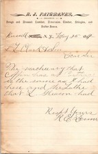 Fairbanks russell 1899 for sale  Lewistown