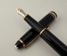 Usado, Autêntico Montblanc Meisterstuck Classique nº. Caneta-tinteiro preta 144 14K nova na caixa comprar usado Usado, Autêntico Montblanc Meisterstuck Classique nº. Caneta-tinteiro preta 144 14K nova na caixa comprar usado  Enviando para Brazil
