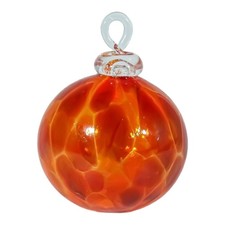 Usado, Murano Cristal Bola Navidad Decoración Bola Rojo 8cm comprar usado  Enviando para Brazil