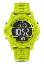 Relógio masculino Guess cronógrafo carga digital 48mm silicone neon GW0050G2 novo comprar usado  Enviando para Brazil