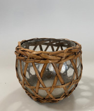 Rattan wrapped glass for sale  Capistrano Beach