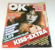 KISS Vintage OK Revista Sueca Vinnie Vincent Capa Álbum Criaturas RARAS 1983 comprar usado  Enviando para Brazil